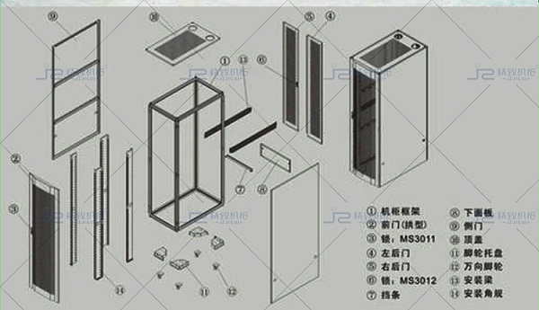 九折型材服务器机柜图纸